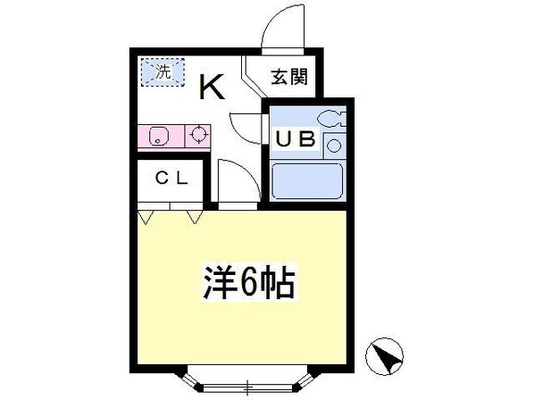 ラフィネ西池袋の物件間取画像